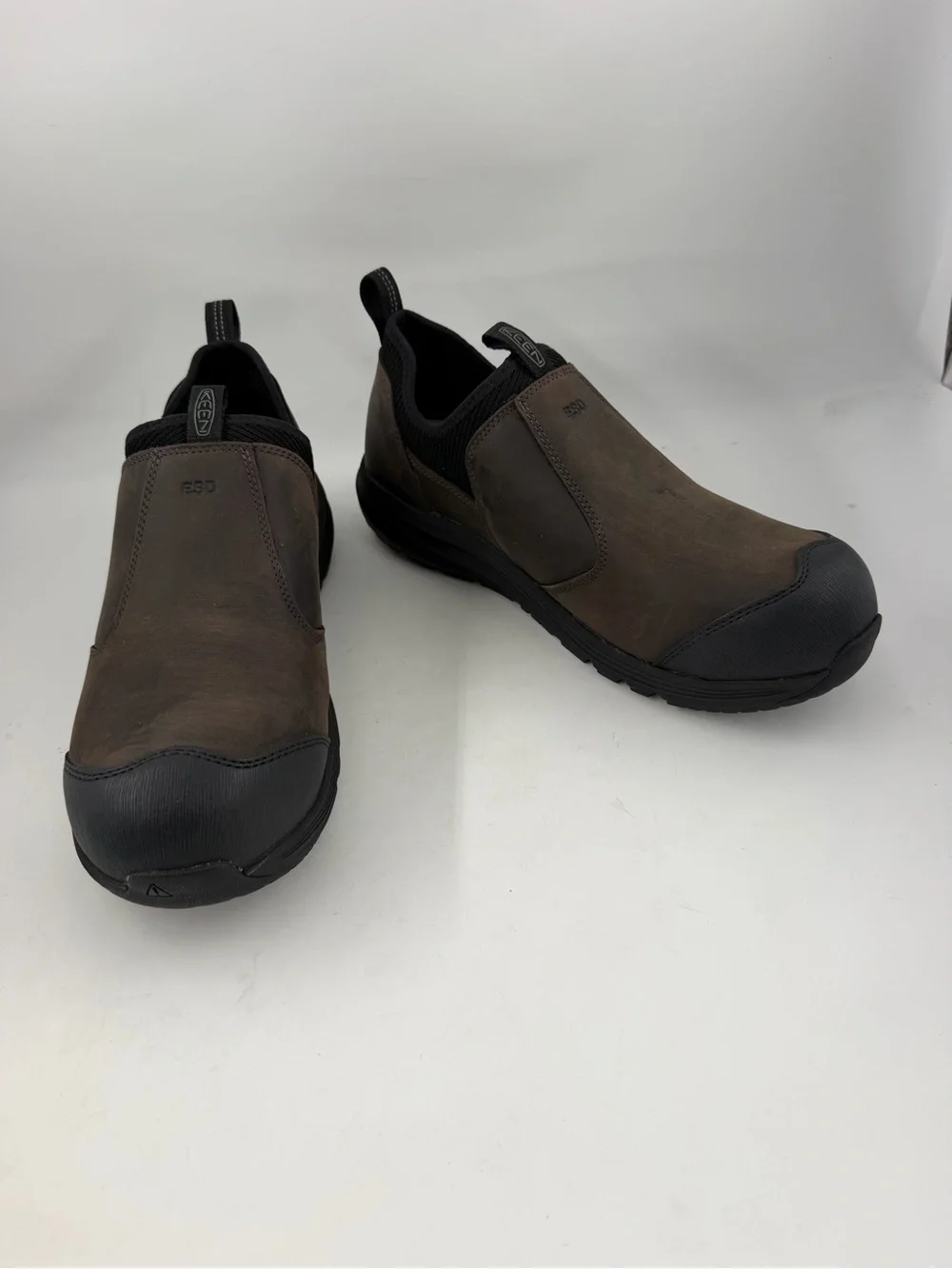 Keen Men’s Targhee III Apex Waterproof-SZ 12- Brown Extra Wide Slip-On Shoes